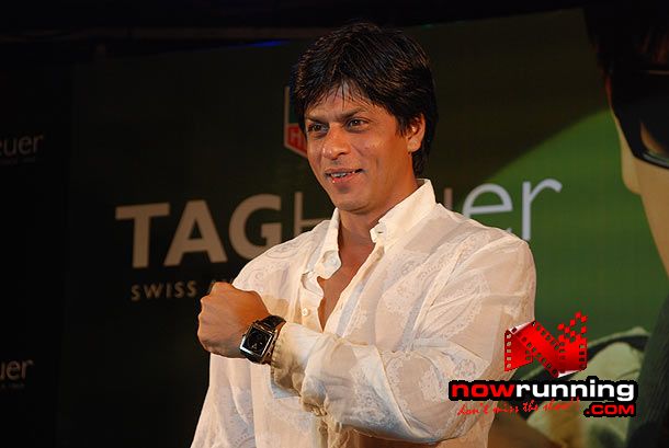 Shahrukh Khan unveils his Tag Heuer DON watch Pictures nowrunning